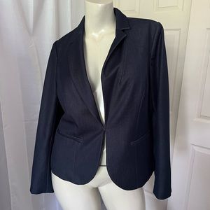 Plus size Blue Jean lined blazer